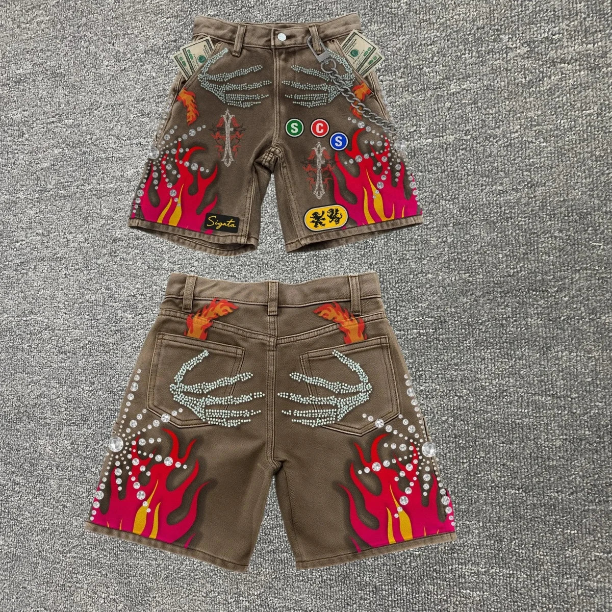 Men’s Y2K Baggy Denim Shorts
