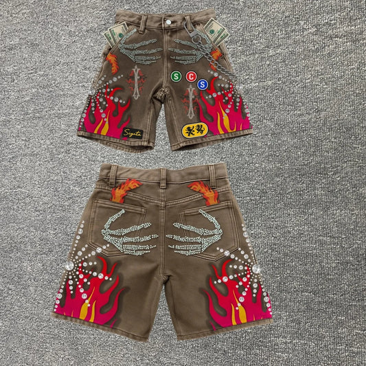 Men’s Y2K Baggy Denim Shorts