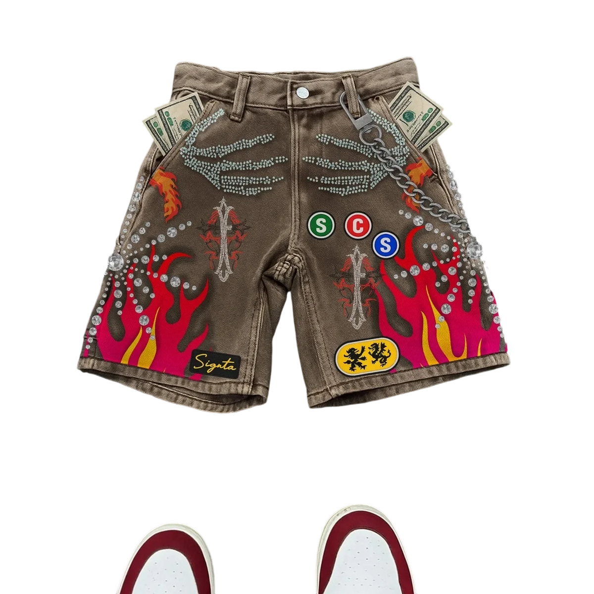 Men’s Y2K Baggy Denim Shorts