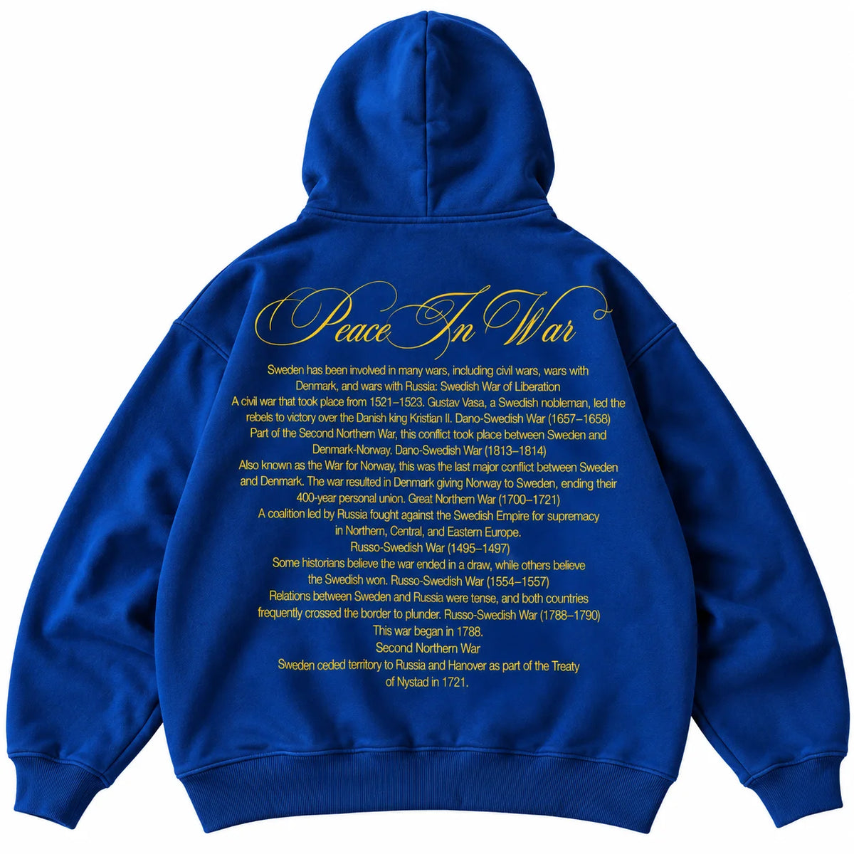 Oversized Clothes 2000s Fashion Harajuku Hoodie Print Casual Gothic Klein Blue Streetwear Unisex New Trendy Hip Hop Sweatshirt