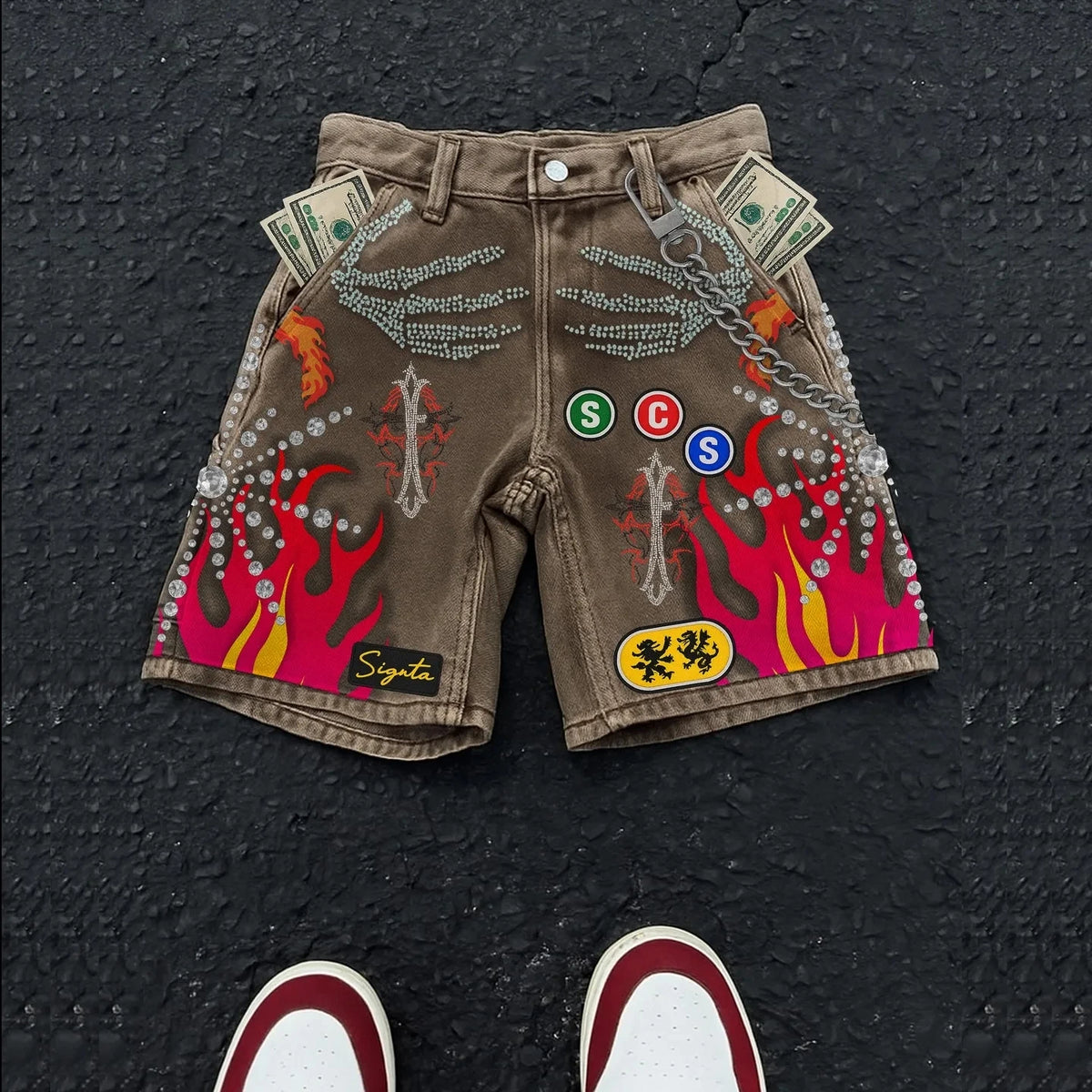 Men’s Y2K Baggy Denim Shorts
